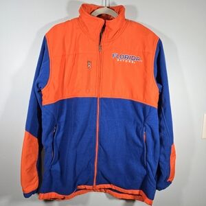 Florida Gators Men's Fleece‎ Jacket Blue And Orange Size Medium